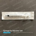 Seringues jetables pour vaccins 1 ml